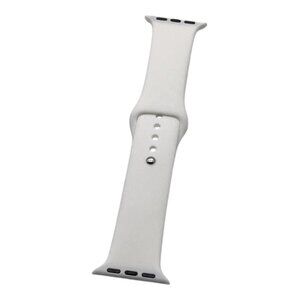 White Sport Watch Band 38mm/40mm M/L Soft Silicone Replacement Strap For Watch